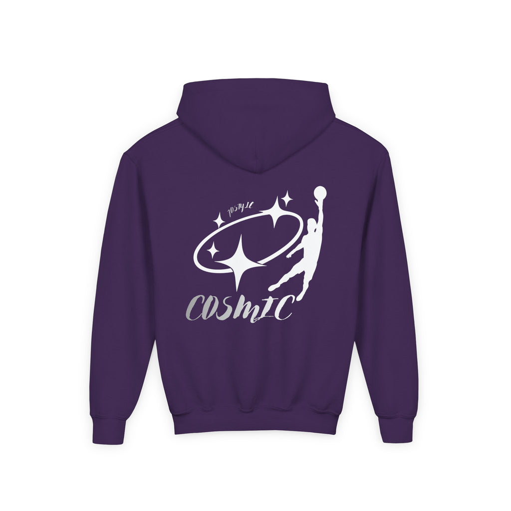 Youth Cosmic Hoodie — 'Cosmic' Space Graphic Hooded Sweatshirt JoStyle