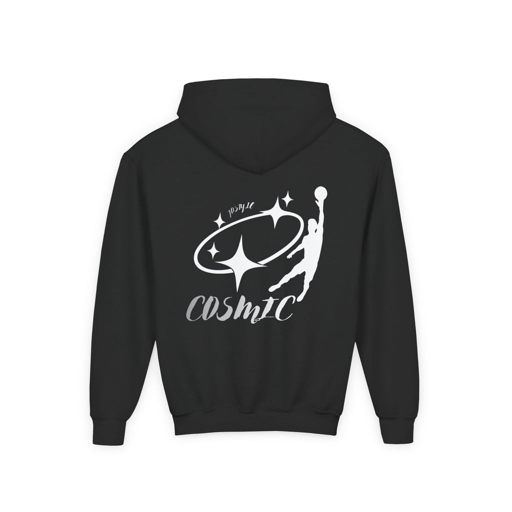 Youth Cosmic Hoodie — 'Cosmic' Space Graphic Hooded Sweatshirt JoStyle