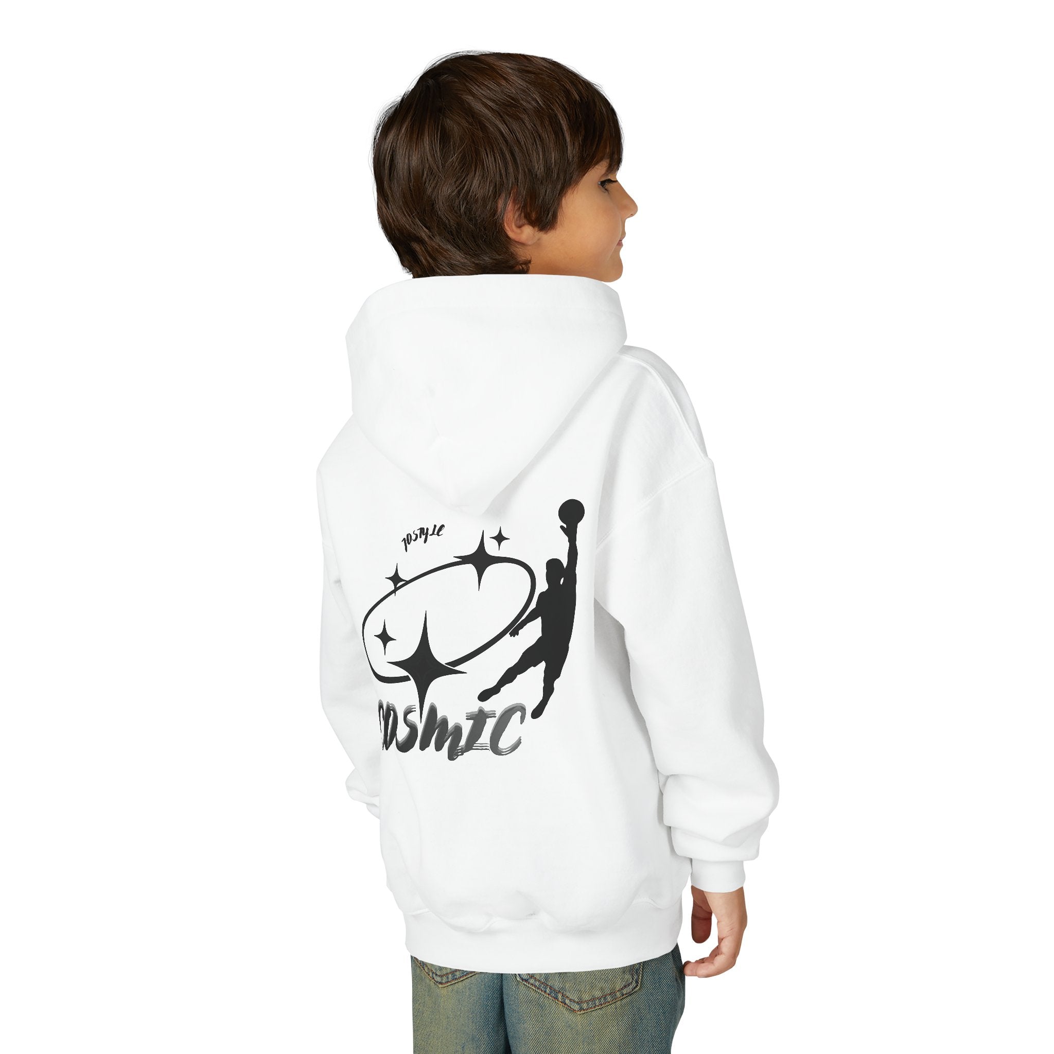 Youth Cosmic Hoodie — 'Cosmic' Space Graphic Hooded Sweatshirt JoStyle