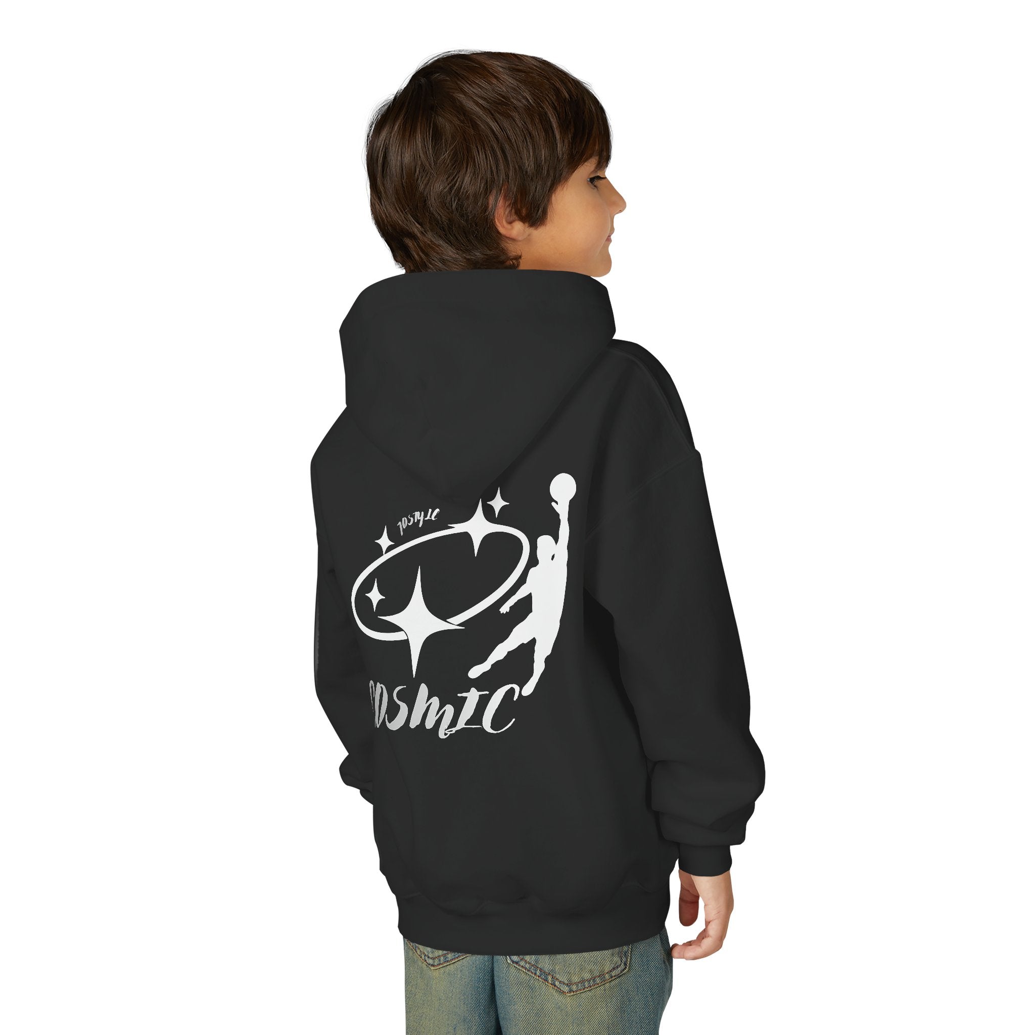 Youth Cosmic Hoodie — 'Cosmic' Space Graphic Hooded Sweatshirt JoStyle